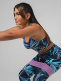 Yoga Clothes | Floral Yoga Outfit | BSA - Bianca Floral Blue Yoga Outfit Set